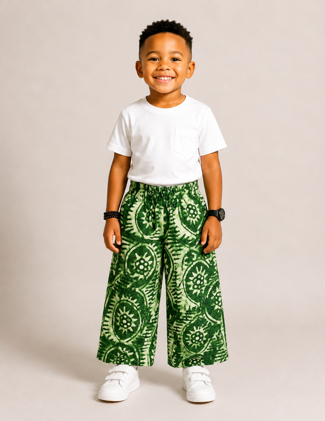 **Kids Ankara Cargo Pants | African Print Kids Wear | Agbeke Style