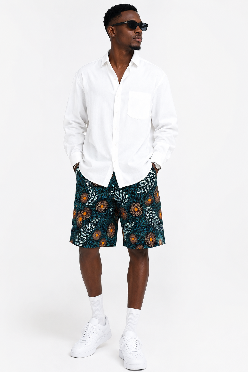 Men's Ankara Shorts | African Print Shorts | Agbeke Style