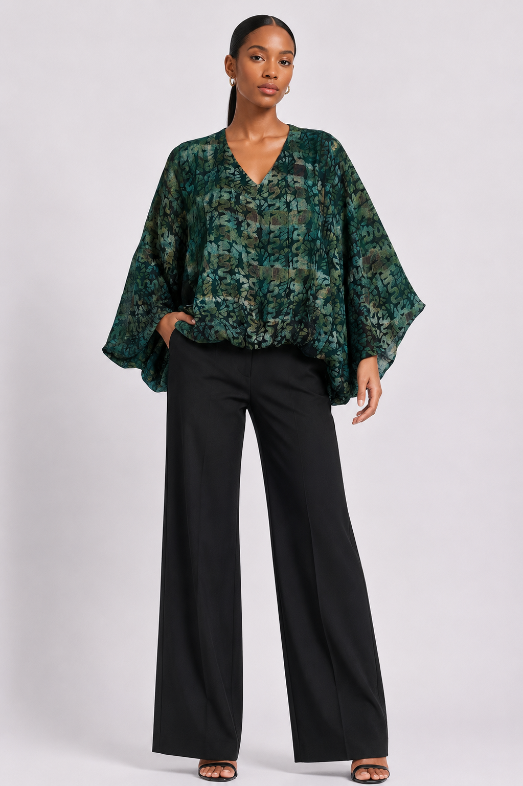 Adire Bubble Top | African Print | Agbeke Style
