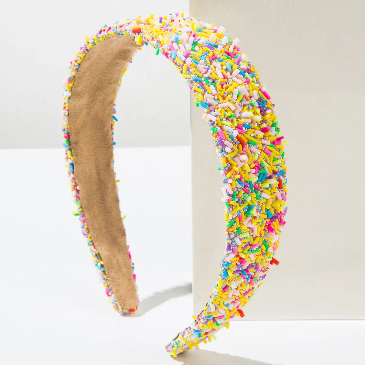 Rainbow Sprinkle Wide Headband | Statement Hair Accessory | Agbeke Style