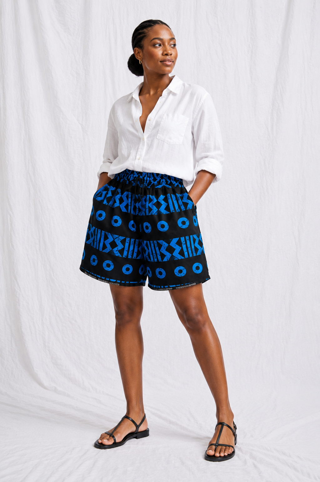 Ankara Bermuda Shorts 0626 | African Print Shorts | Agbeke Style