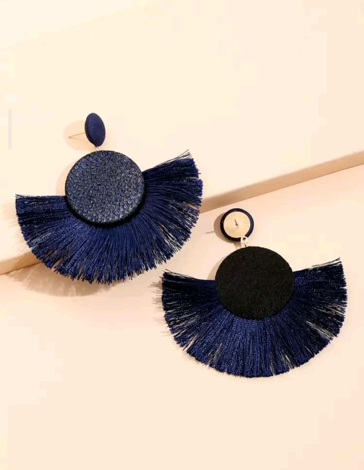 *Raffia Woven Statement Earrings | Women's Boho Earrings | Agbeke Style