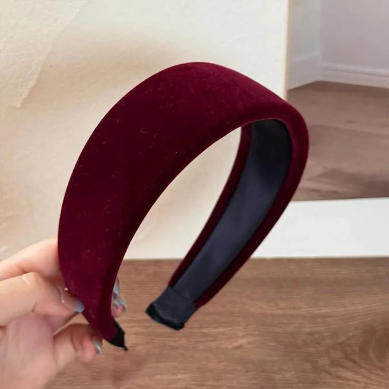 Wide Velvet Padded Headband | Statement Hair Accessory | Agbeke Style