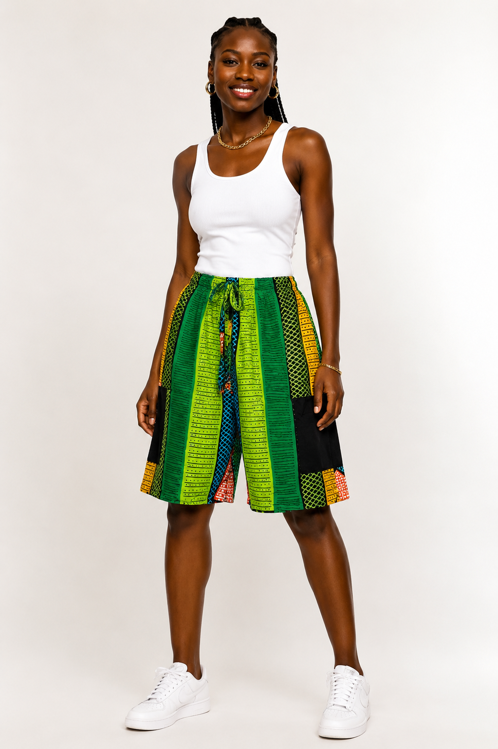 Ankara Cargo Shorts | African Print Shorts | Agbeke Style