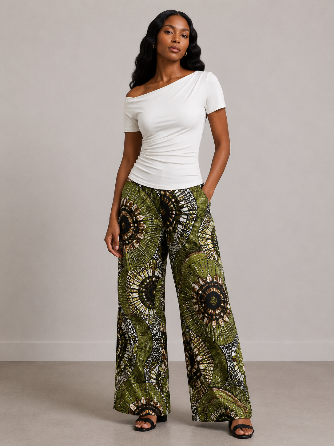 *Off-Shoulder Ruched Top | Agbeke Style