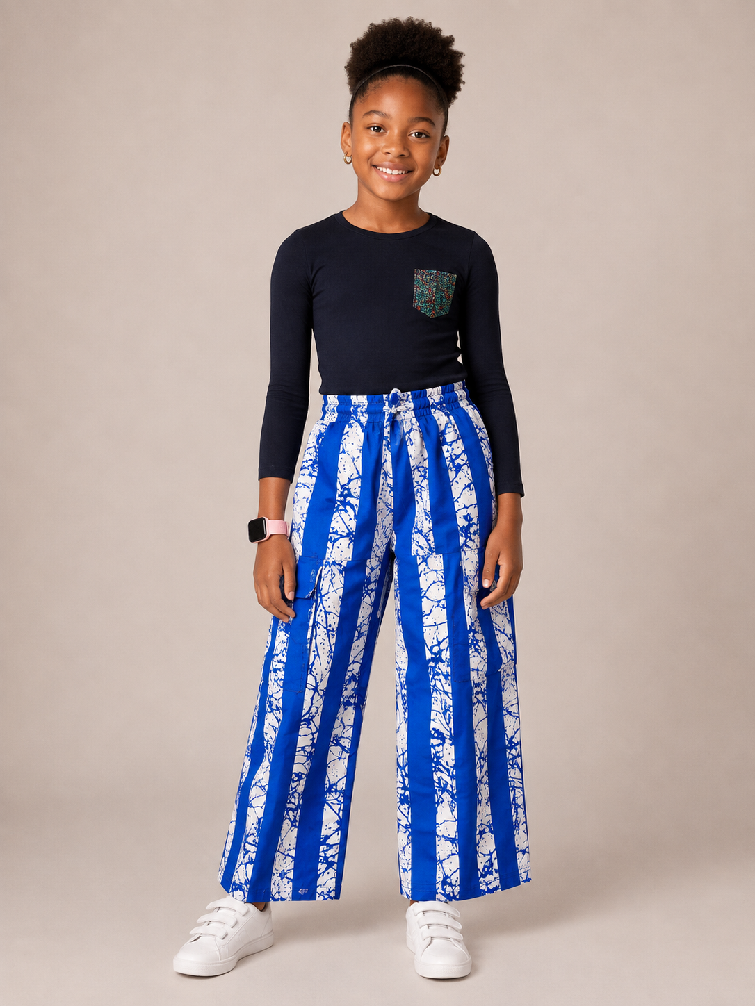 **Kids Ankara Cargo Pants | African Print Kids Wear | Agbeke Style