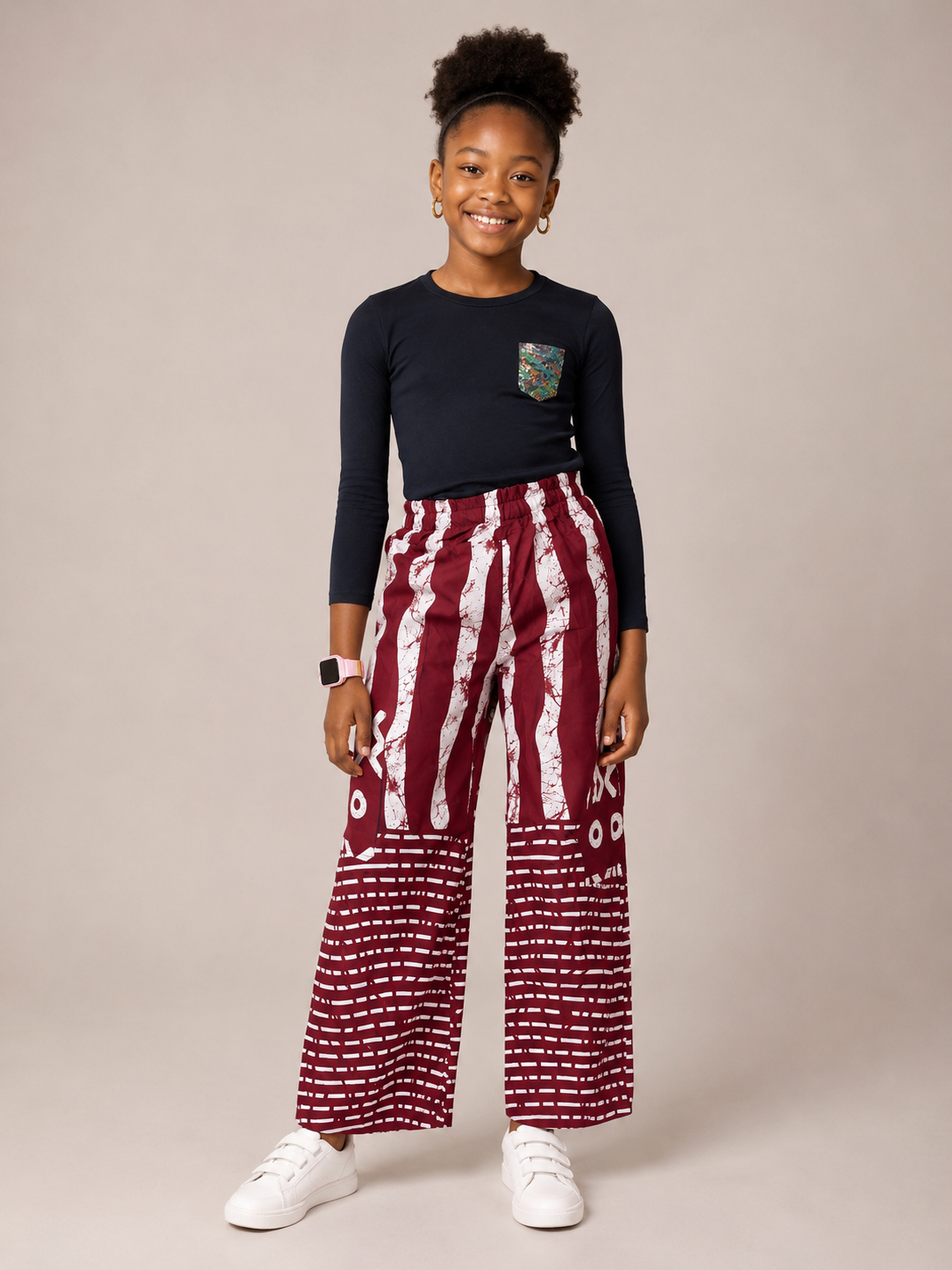 **Kids Ankara Cargo Pants | African Print Kids Wear | Agbeke Style