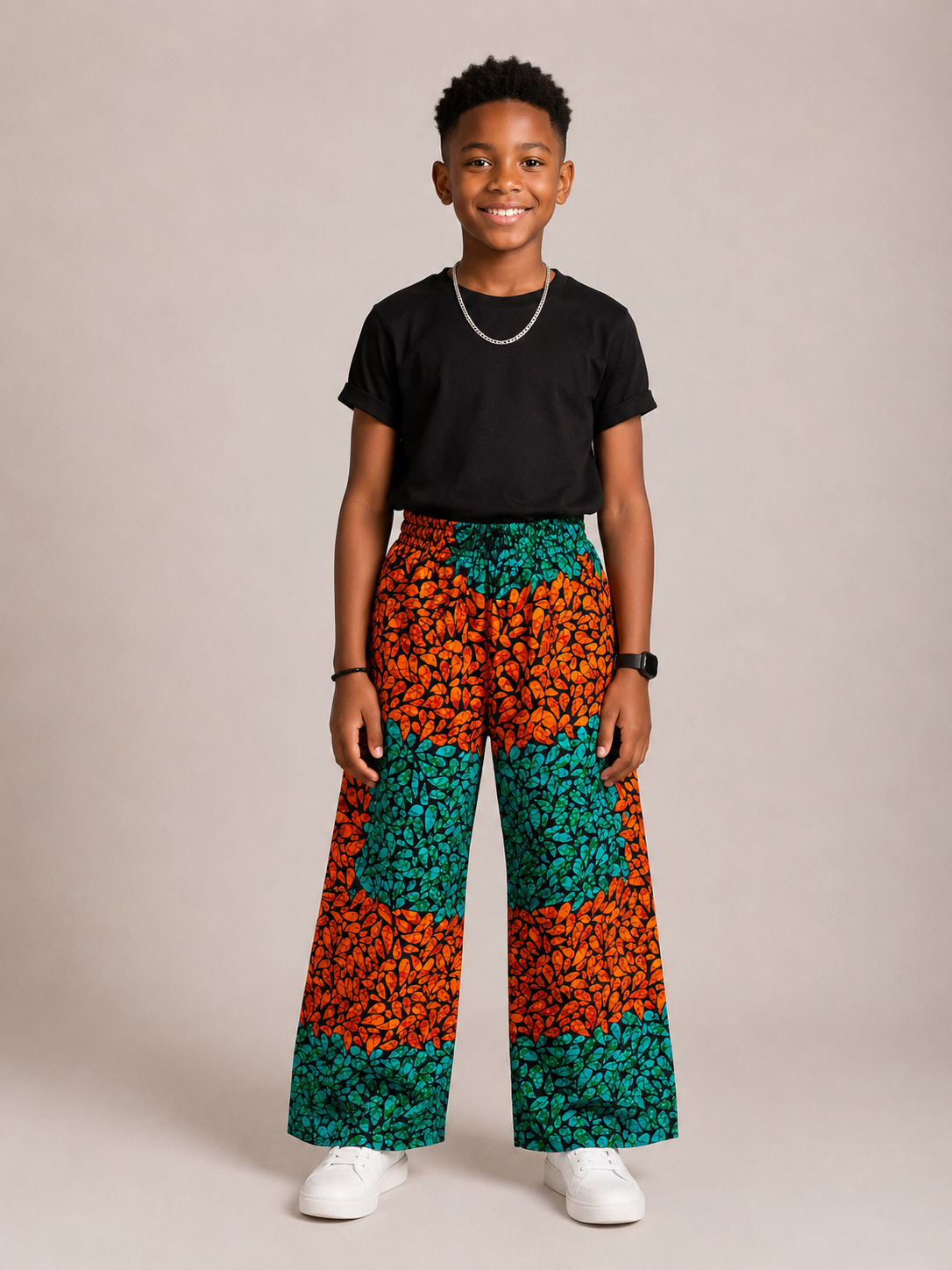 **Kids Ankara Cargo Pants | African Print Kids Wear | Agbeke Style