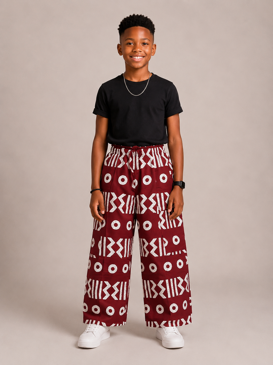 **Kids Ankara Cargo Pants | African Print Kids Wear | Agbeke Style