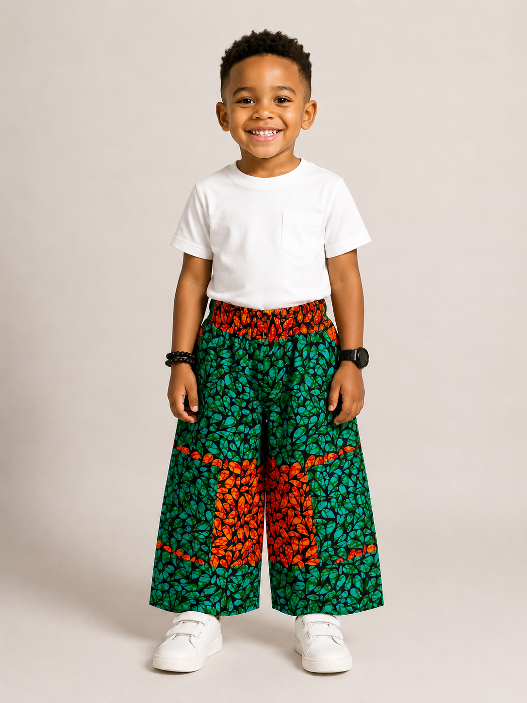 **Kids Ankara Cargo Pants | African Print Kids Wear | Agbeke Style