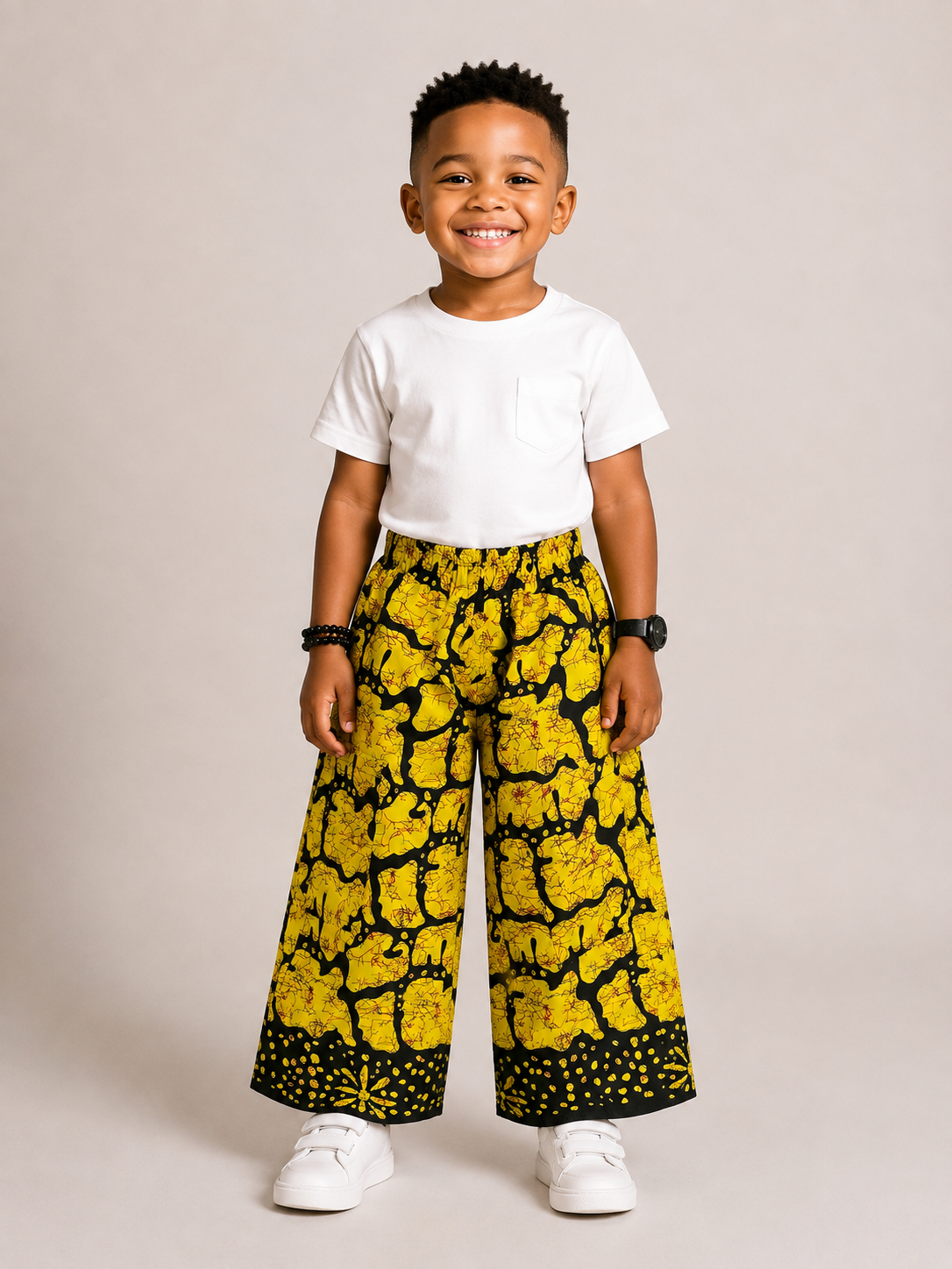 **Kids Ankara Cargo Pants | African Print Kids Wear | Agbeke Style