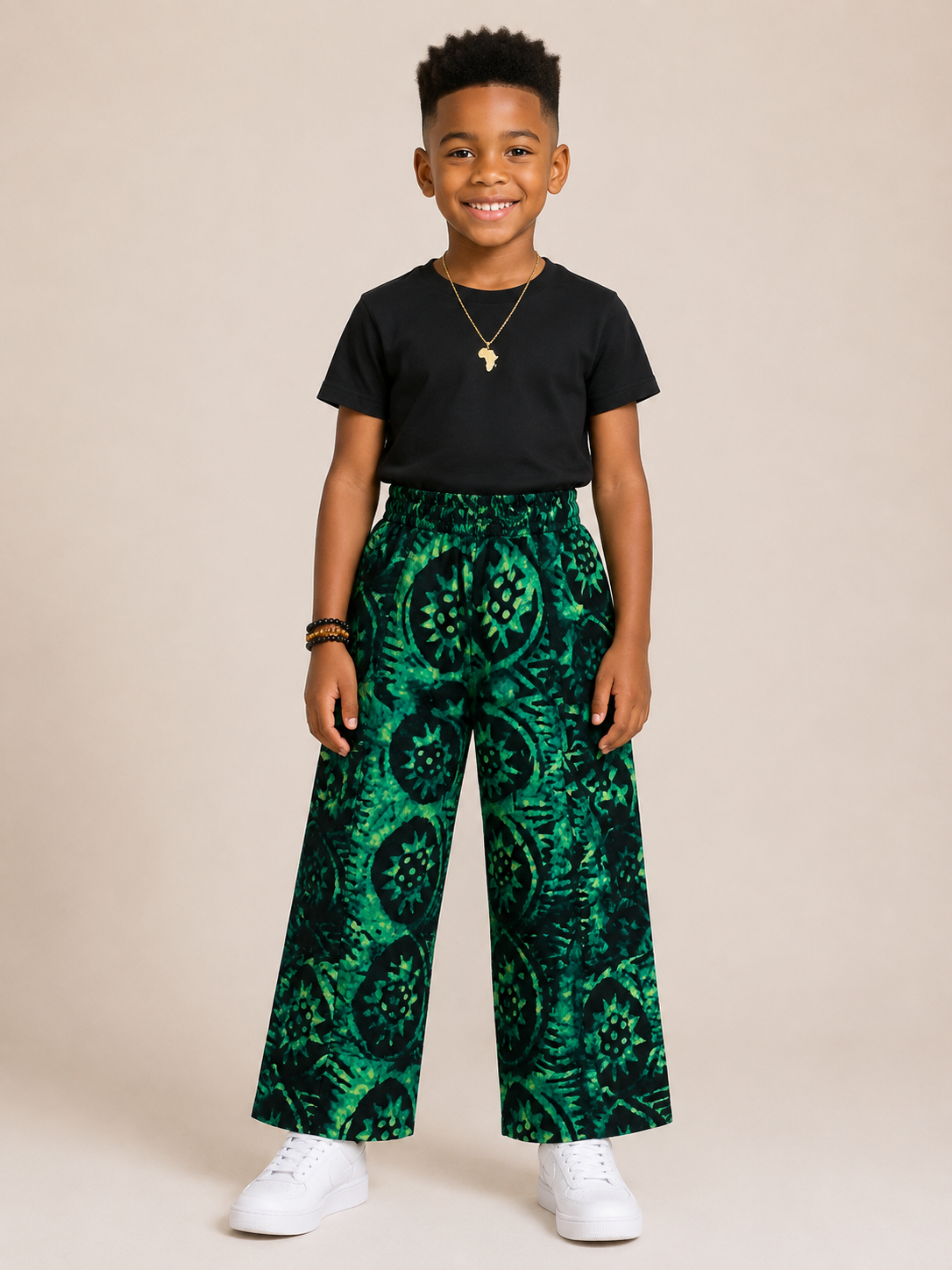 **Kids Ankara Cargo Pants | African Print Kids Wear | Agbeke Style