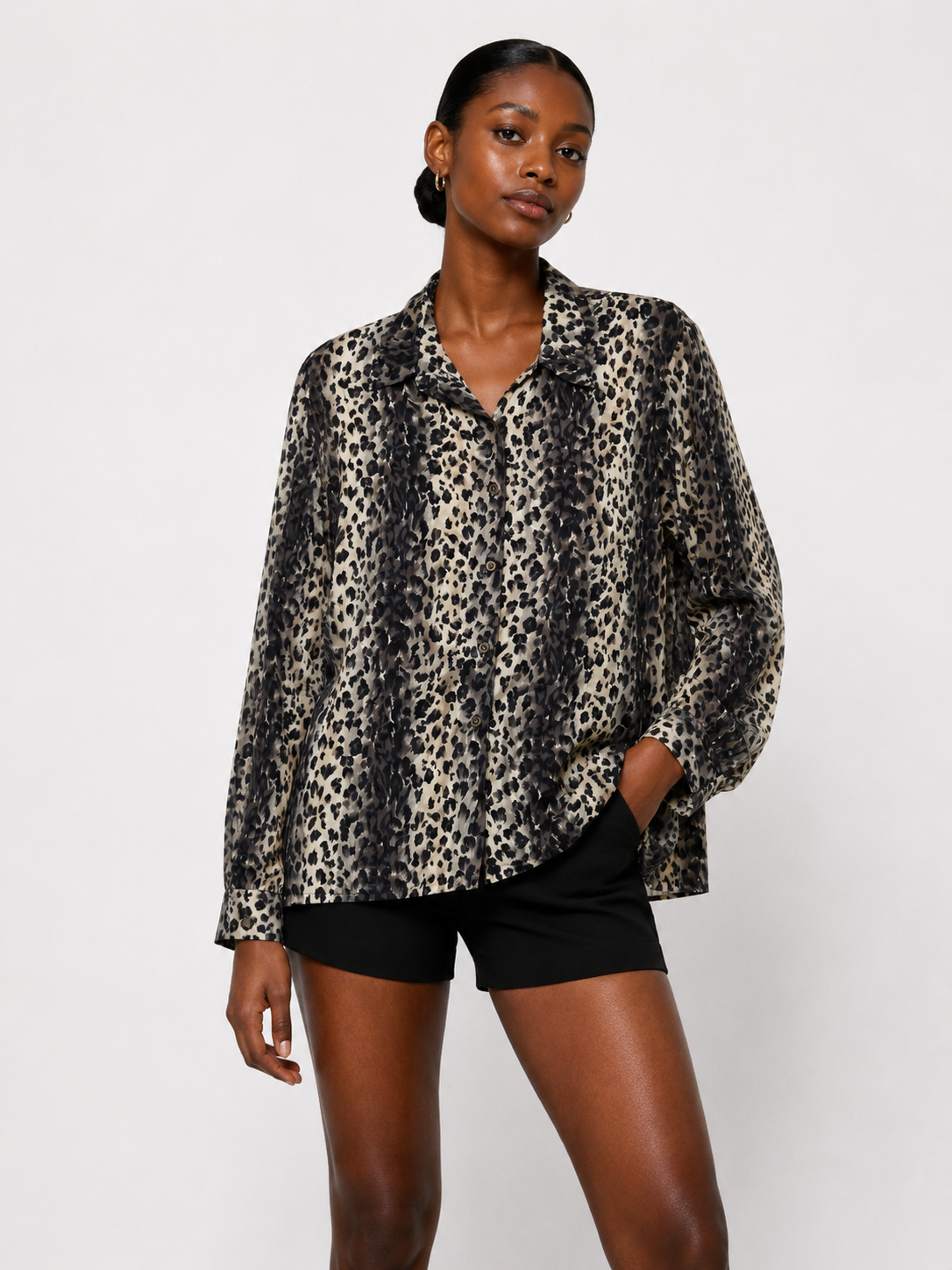 Vintage Oversized Shirt | Relaxed Fit Statement Blouse | Agbeke Style