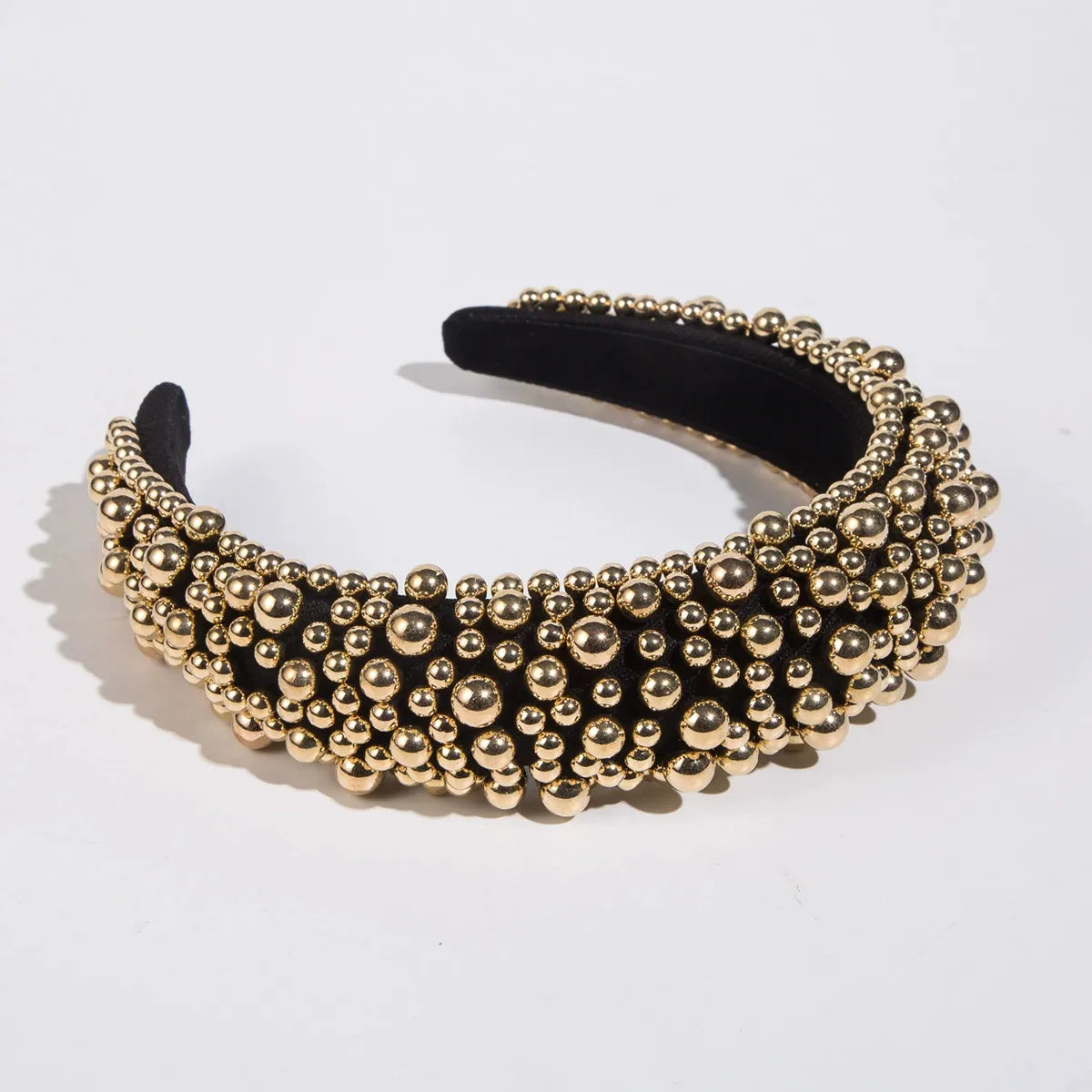 Pearl Encrusted Wide Headband | Statement Hair Accessory | Agbeke Style