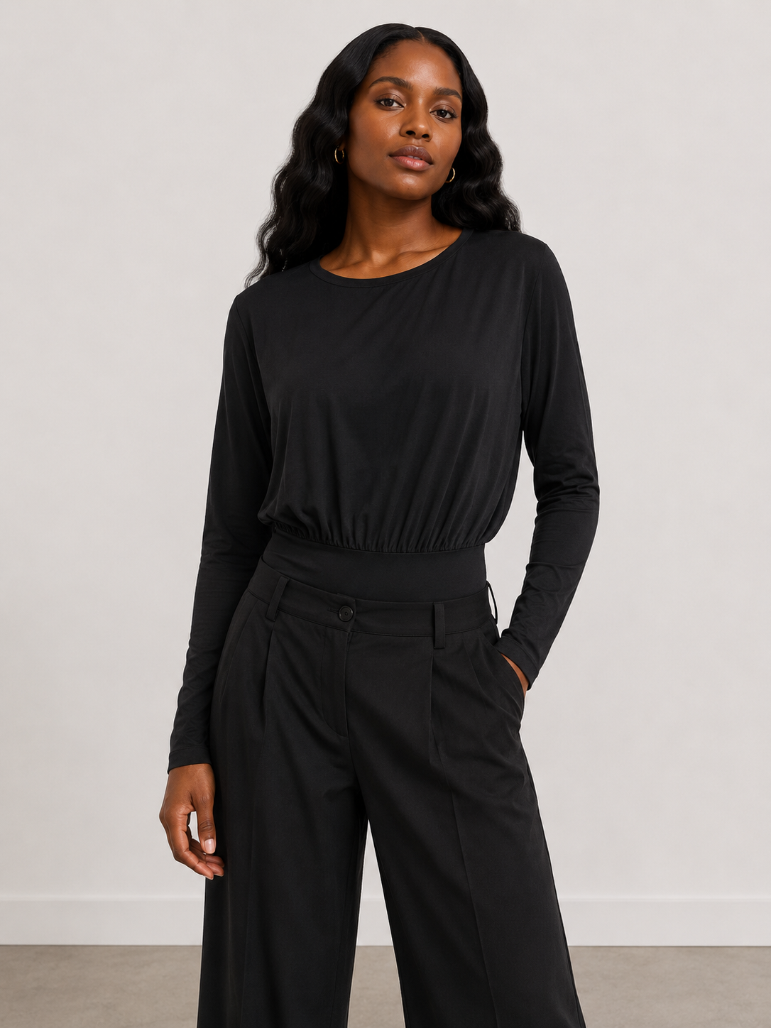 Essential Everyday Tops Collection| Relaxed Fit Statement Blouse | Agbeke Style
