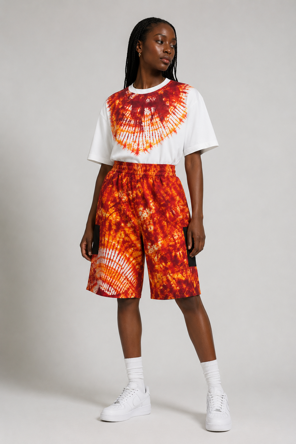 Ankara Cargo Shorts | African Print Shorts | Agbeke Style