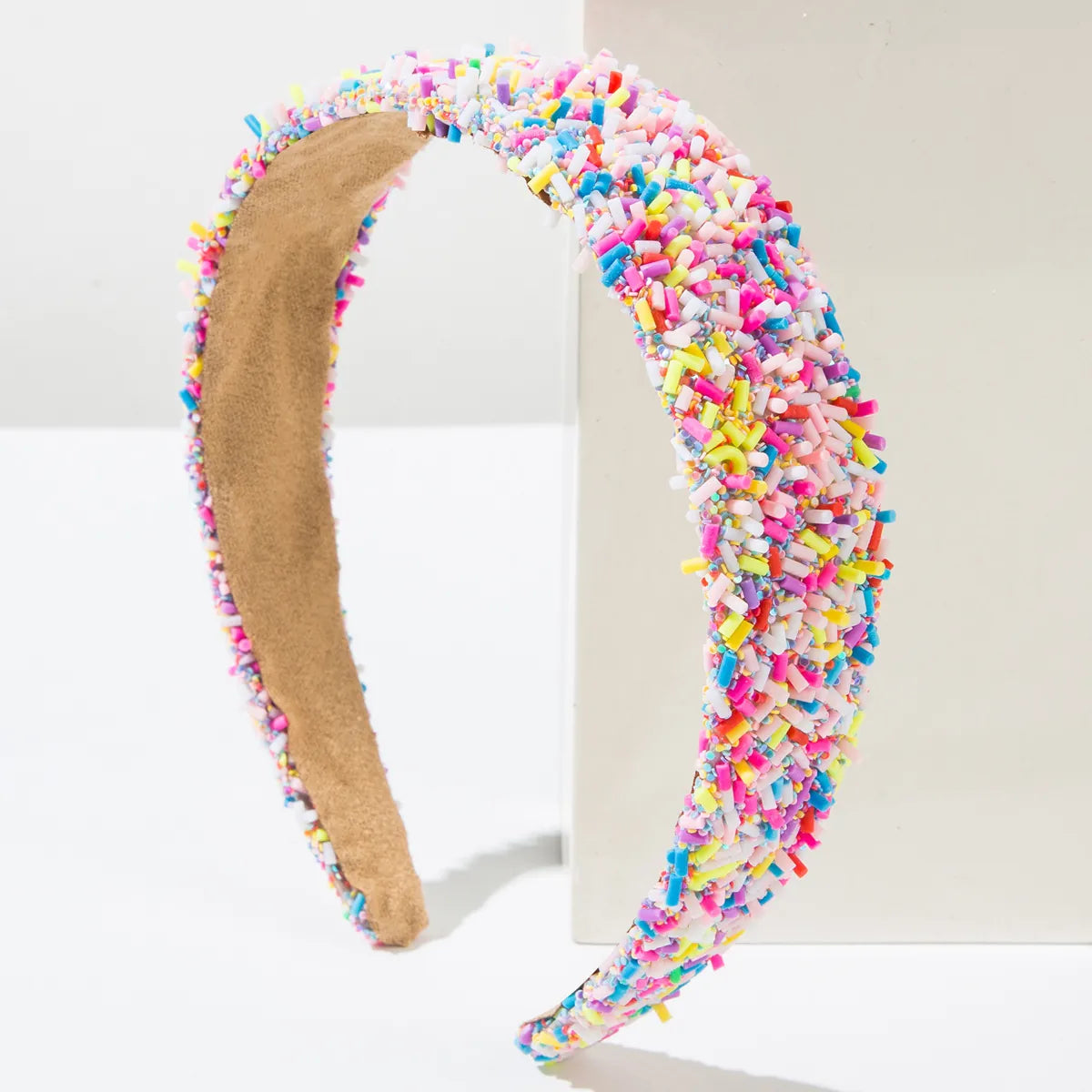 Rainbow Sprinkle Wide Headband | Statement Hair Accessory | Agbeke Style
