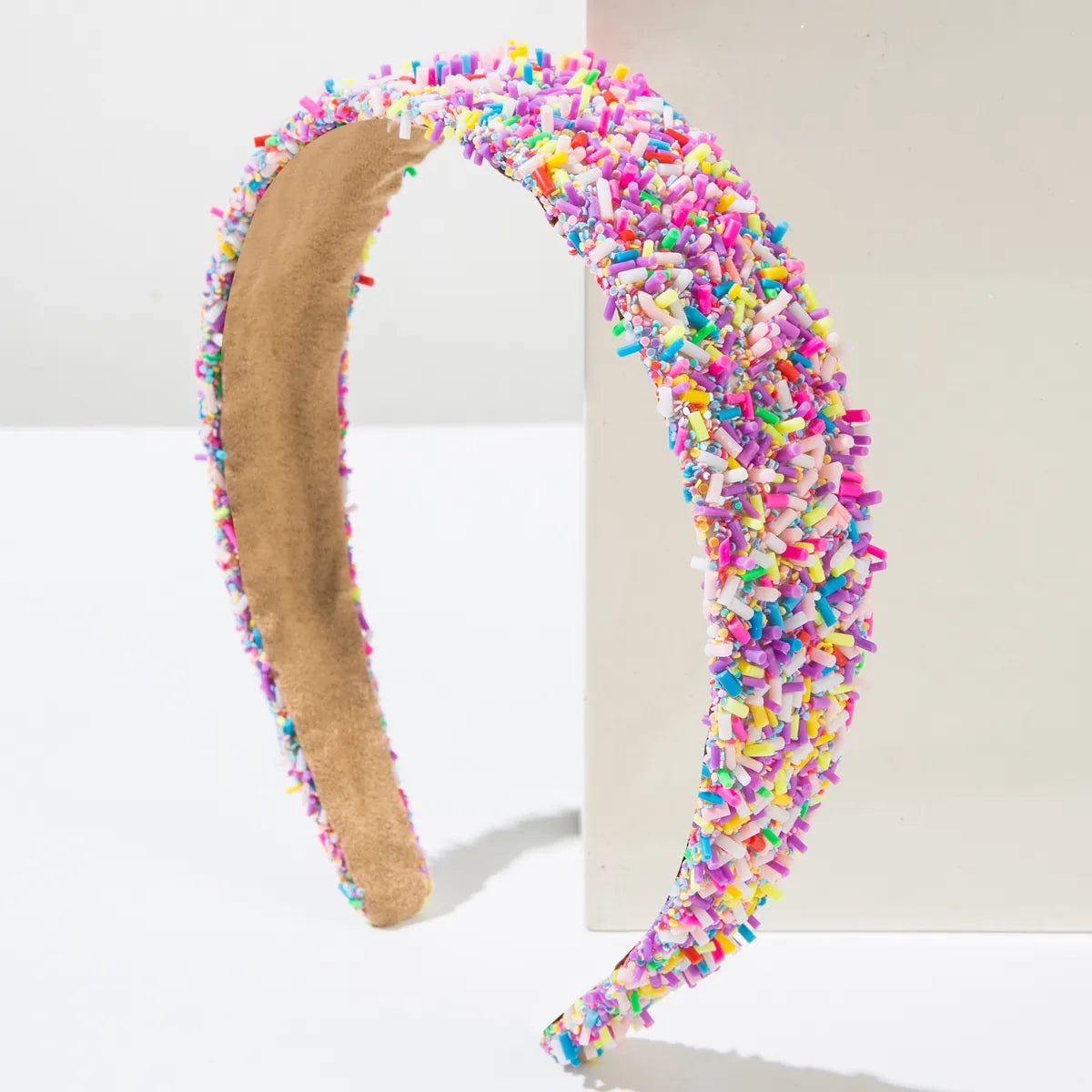 Rainbow Sprinkle Wide Headband | Statement Hair Accessory | Agbeke Style