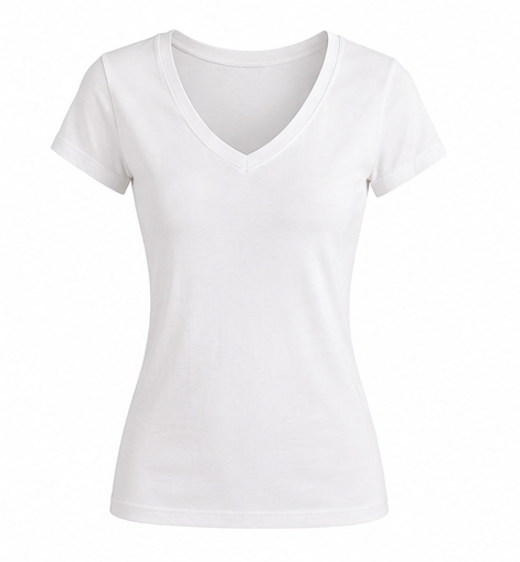 *Fitted V-Neck Short Sleeve Top | Women's Wardrobe Essential | Agbeke Style