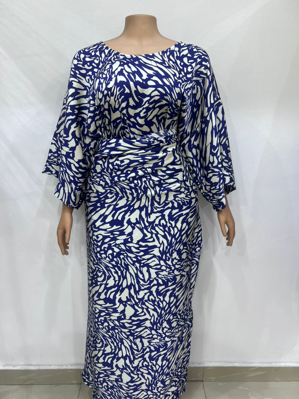 *Silky Iro & Buba Wrap Set | Floral Print Two-Piece | Agbeke Style