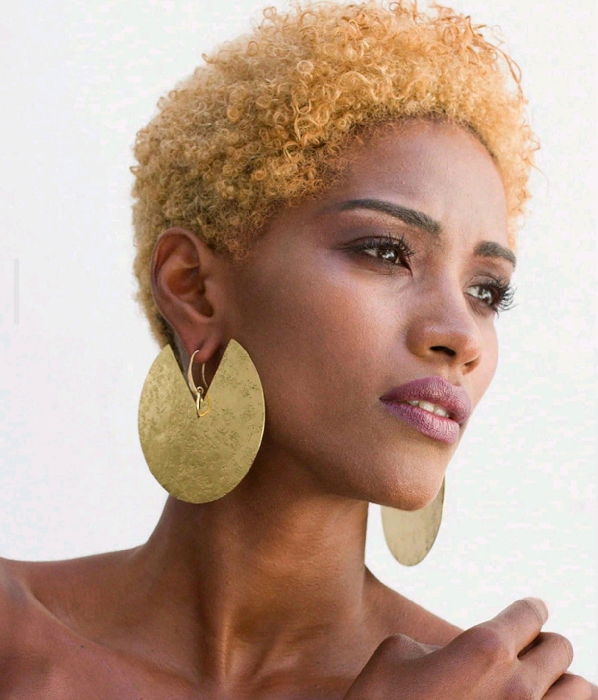Faux Gold Statement Earrings | Women's Fashion Earrings | Agbeke Style