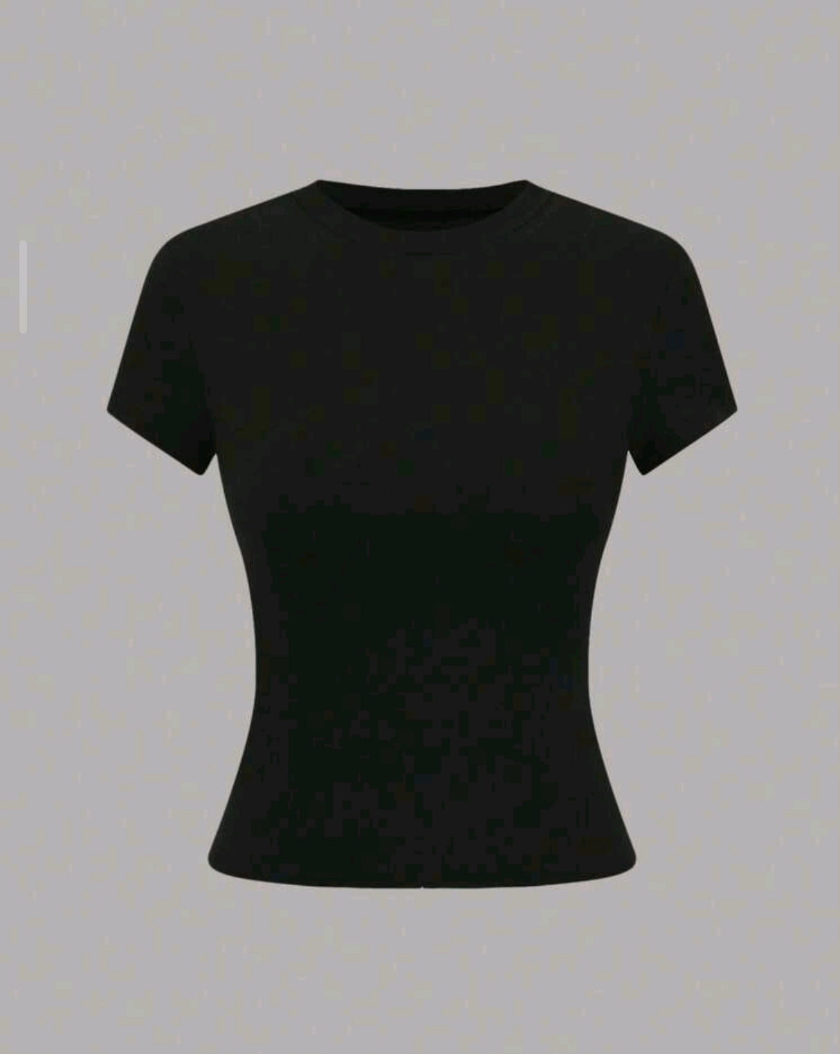 *Fitted Crew Neck Baby Tee | Women's Wardrobe Essential | Agbeke Style
