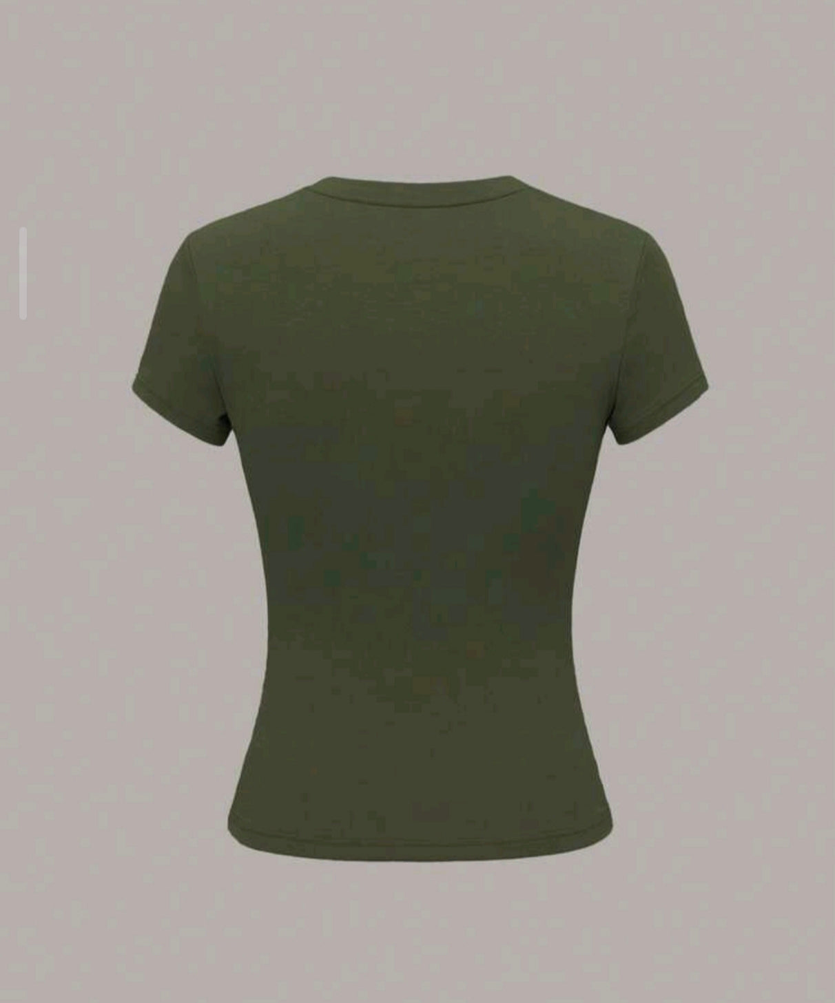*Fitted Crew Neck Baby Tee | Women's Wardrobe Essential | Agbeke Style