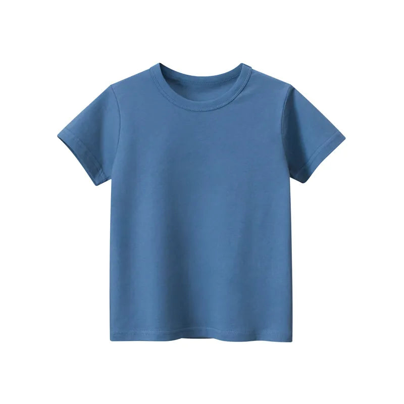 *Kids' Cotton Crew Neck T-Shirt | Unisex Essential Tee | Agbeke Style