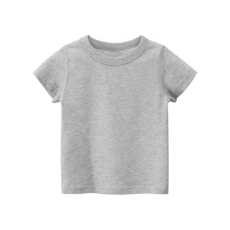 *Kids' Cotton Crew Neck T-Shirt | Unisex Essential Tee | Agbeke Style