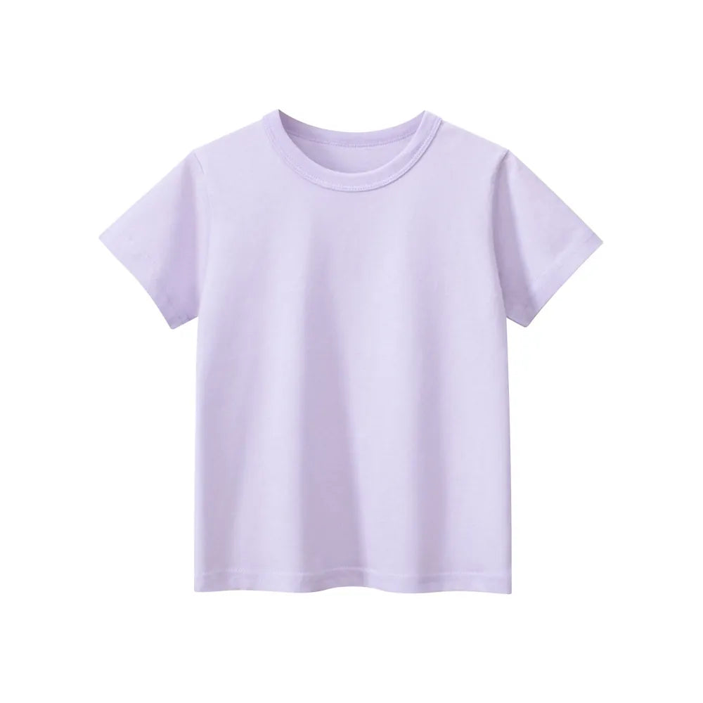 *Kids' Cotton Crew Neck T-Shirt | Unisex Essential Tee | Agbeke Style