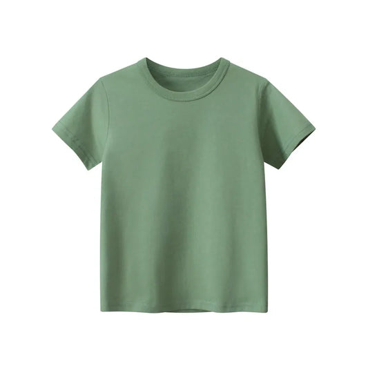 *Kids' Cotton Crew Neck T-Shirt | Unisex Essential Tee | Agbeke Style