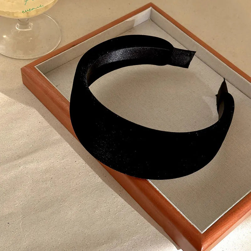 Wide Velvet Padded Headband | Statement Hair Accessory | Agbeke Style
