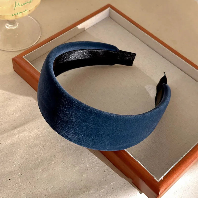 Wide Velvet Padded Headband | Statement Hair Accessory | Agbeke Style