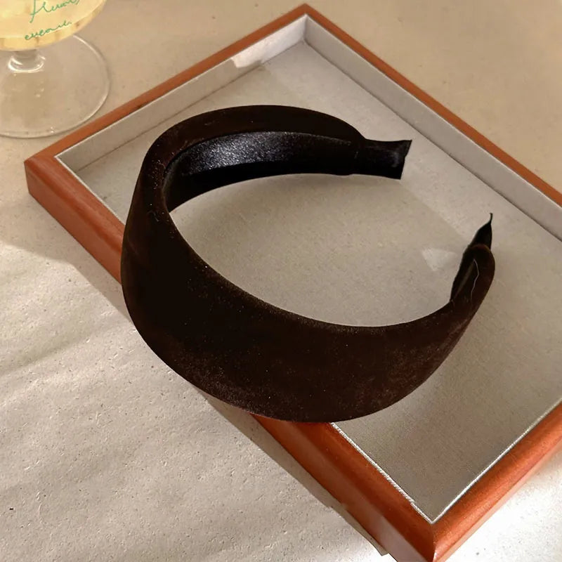 Wide Velvet Padded Headband | Statement Hair Accessory | Agbeke Style
