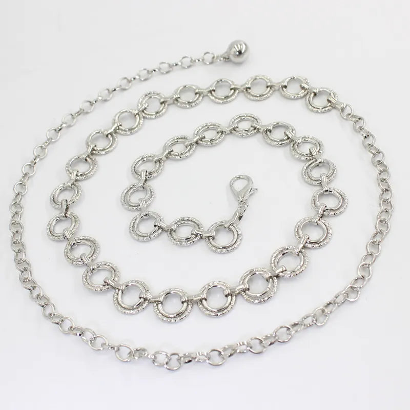 *Faux Pearl Pendant Chain Belt | Women's Waist Accessory | Agbeke Style
