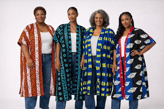 Ankara Kimono | African Print Duster | Agbeke Style