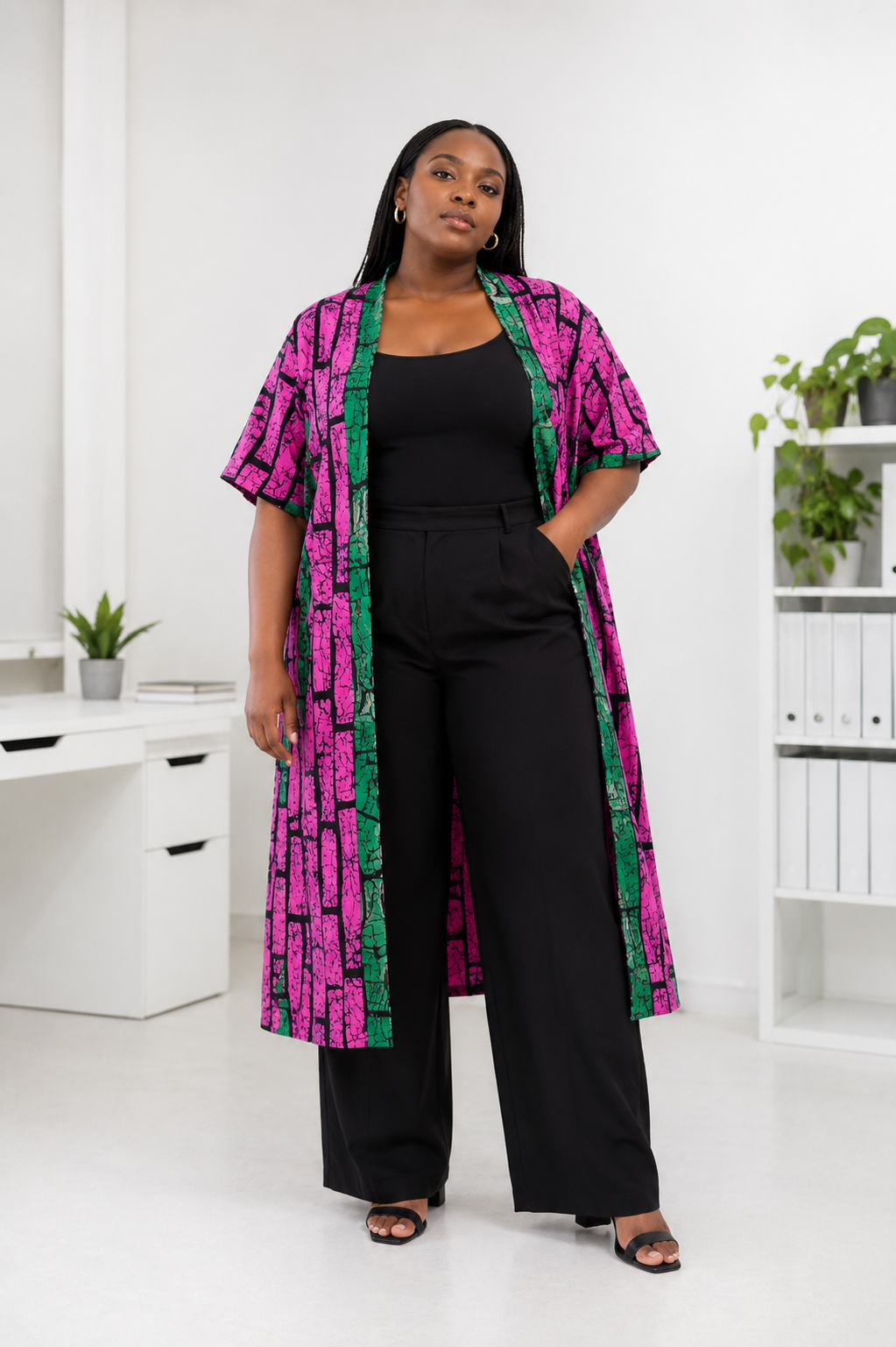 Ankara Kimono | African Print Duster | Agbeke Style
