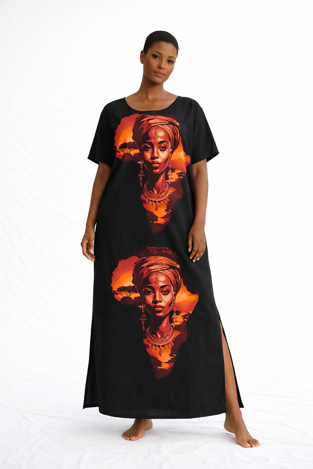 Kaftan Maxi Dress | Agbeke Style