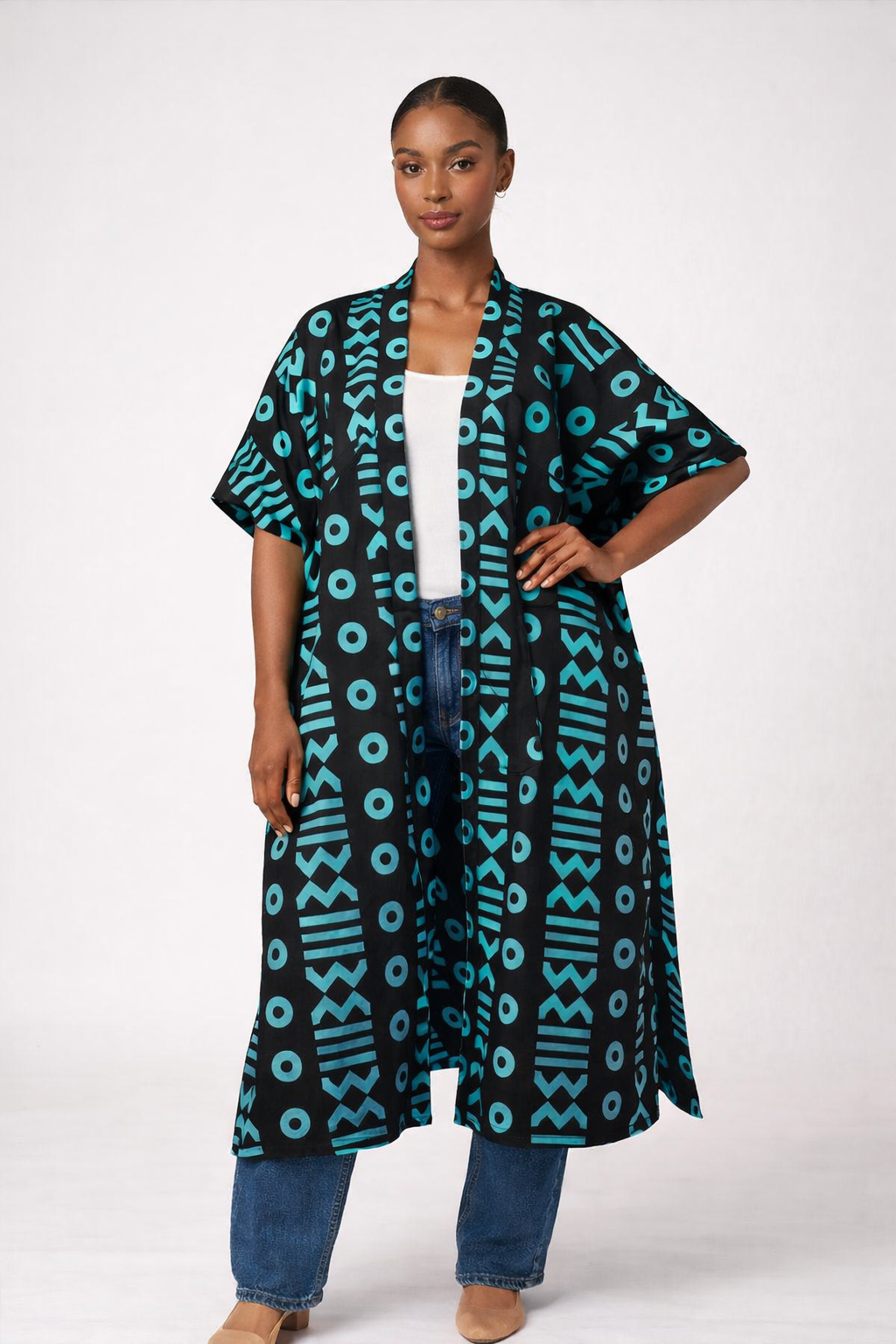 Ankara Kimono | African Print Duster | Agbeke Style