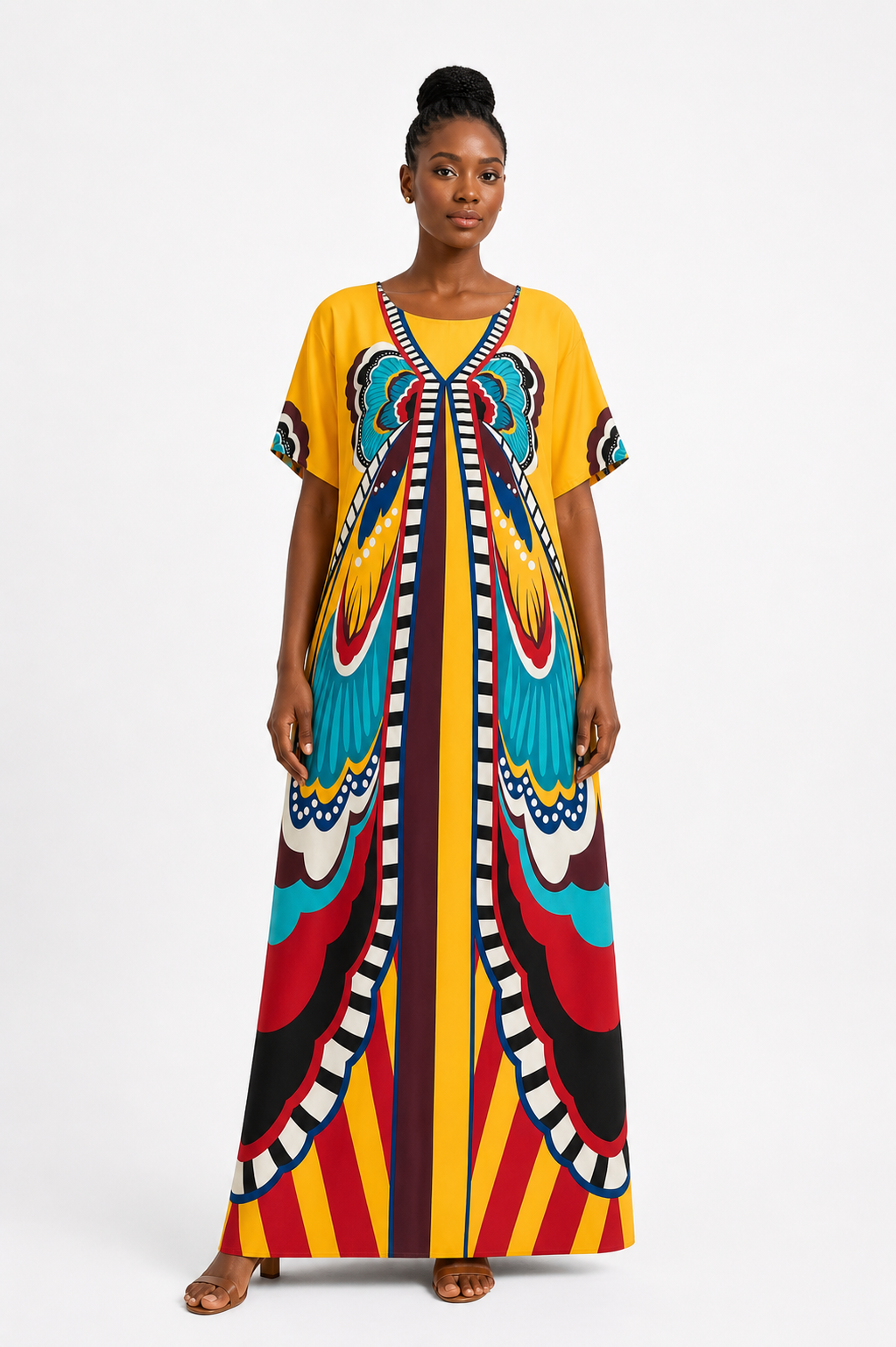 Kaftan Maxi Dress | Agbeke Style