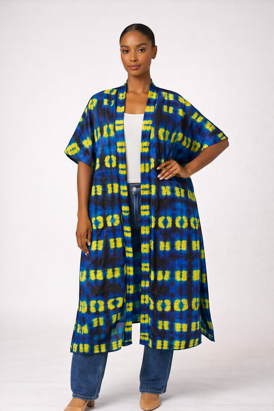 Ankara Kimono | African Print Duster | Agbeke Style