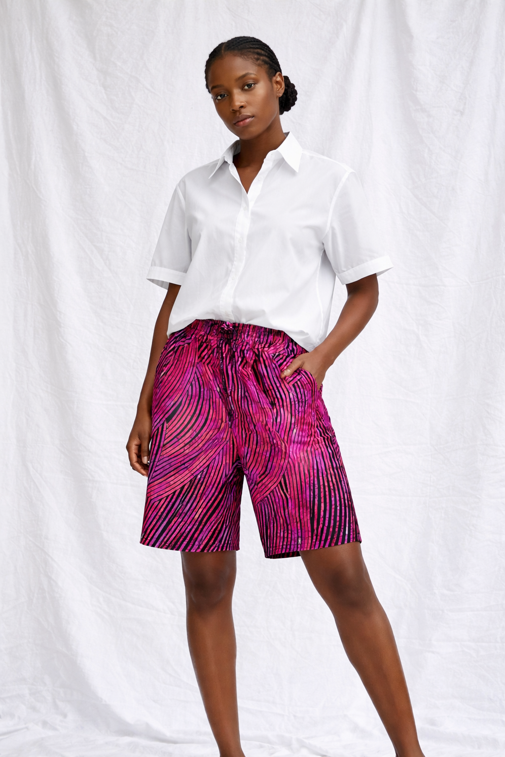 Ankara Bermuda Shorts | African Print Shorts | Agbeke Style
