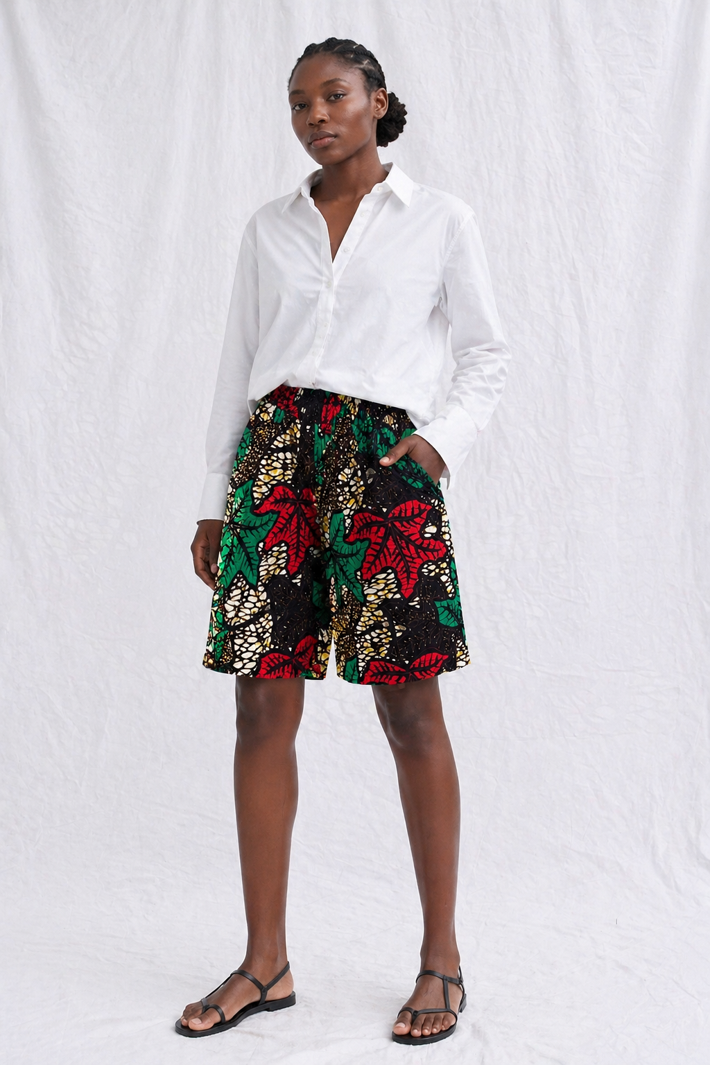 Ankara Bermuda Shorts | African Print Shorts | Agbeke Style