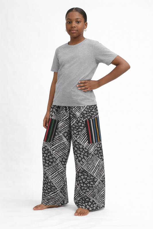 Kampala Cargo Pants | African Print Trousers | Agbeke Style