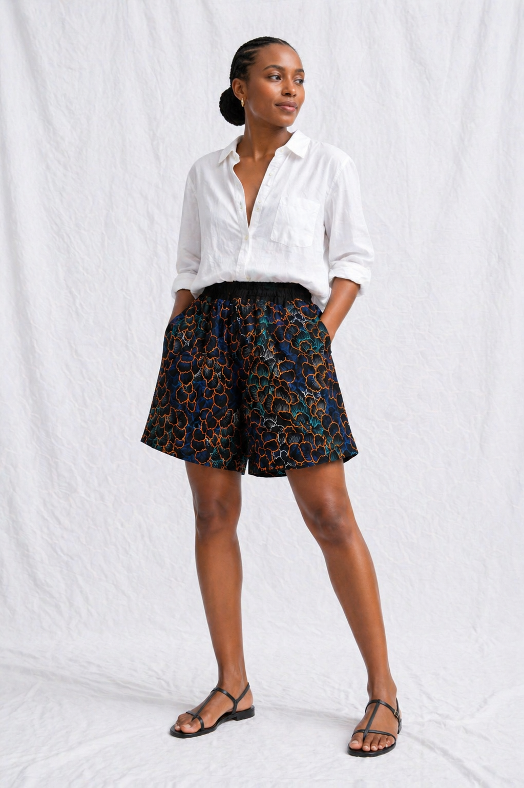 Ankara Bermuda Shorts | African Print Shorts | Agbeke Style