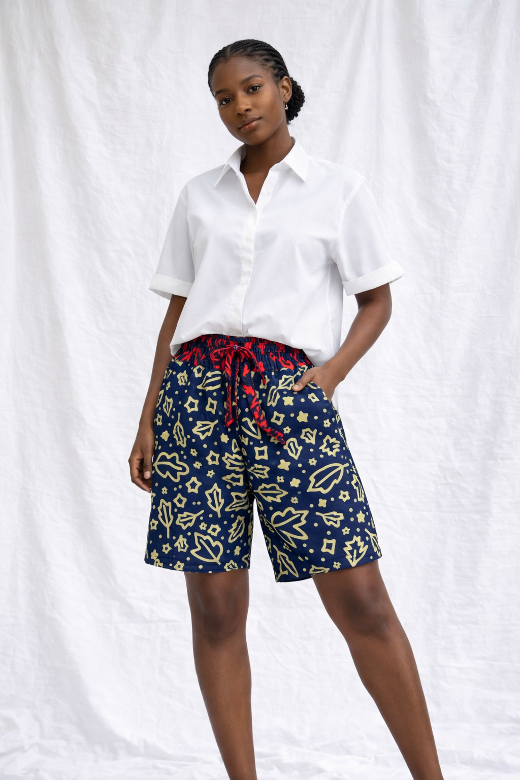Ankara Bermuda Shorts | African Print Shorts | Agbeke Style