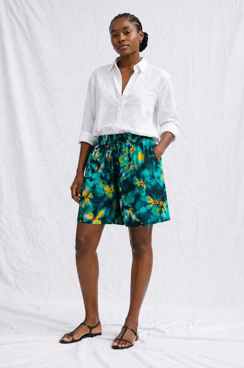 Ankara Bermuda Shorts | African Print Shorts | Agbeke Style