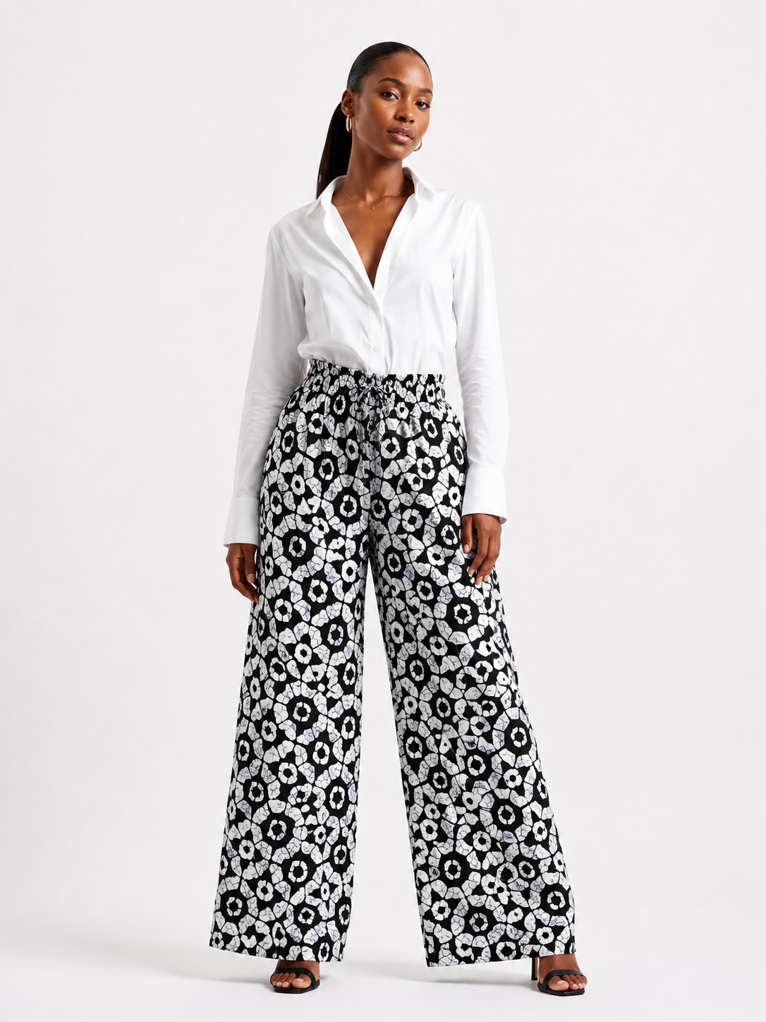 Ankara Wide Leg Palazzo Pants (0526 Collection)| African Print Trousers | Agbeke Style
