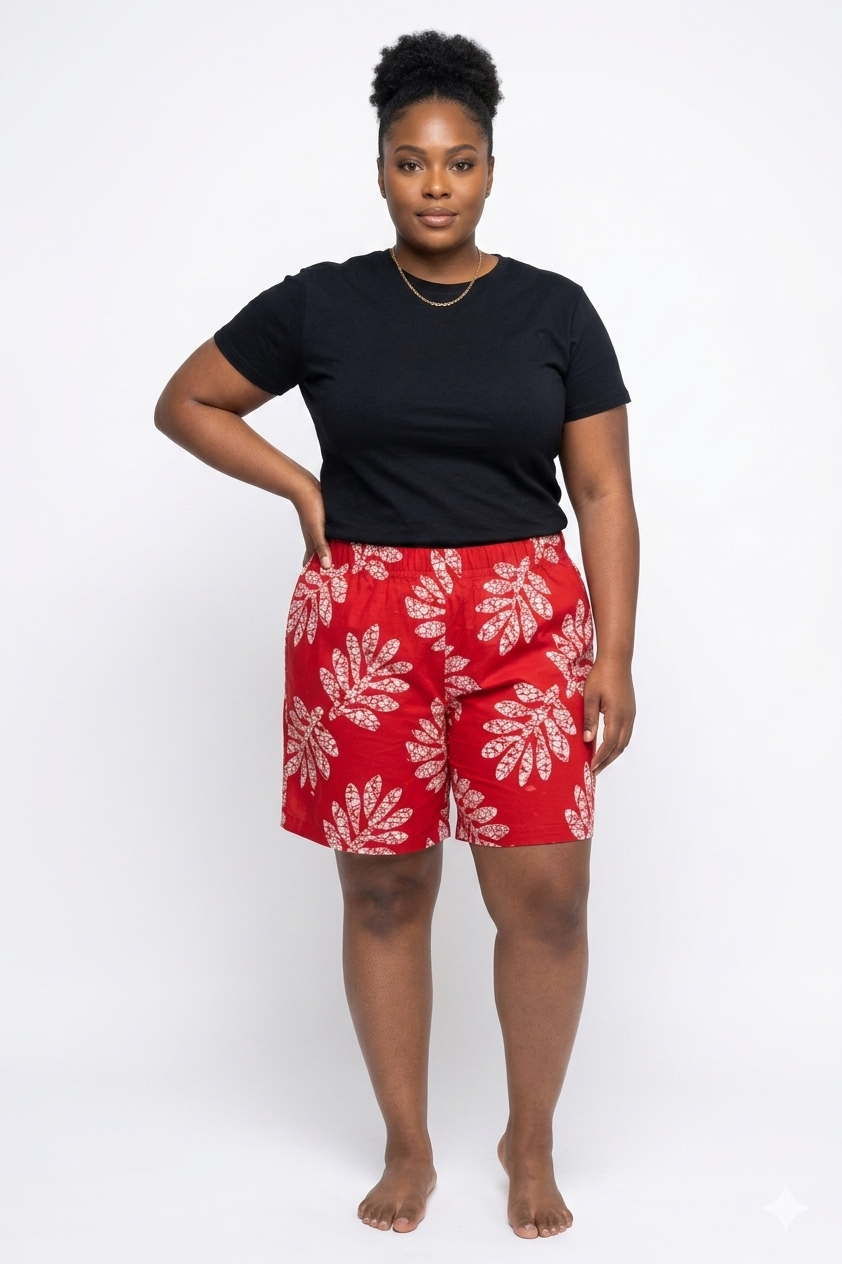Ankara Kimono + Shorts Set(M-L)