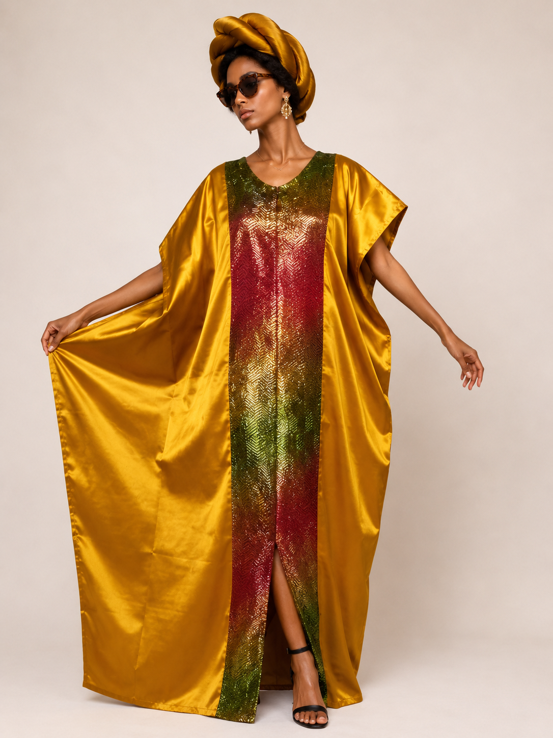 Mikado Flowing Maxi Dress | Agbeke Style